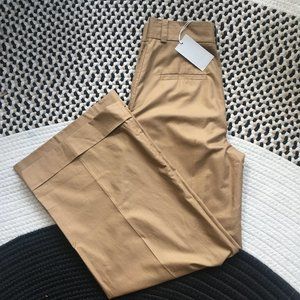 COS WIDE LEG  Long Khaki Chinos NWT